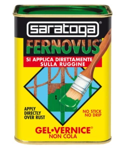 Smalto gel antiruggine saratoga 'fernovus' verde prato 750 ml